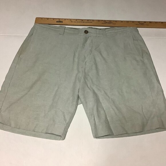 Men's J Crew Gramercy Shorts Size 34W Green 100% Cotton - Picture 1 of 6
